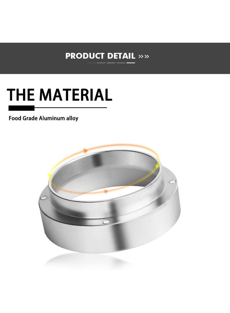 Coffee Dosing Ring 51mm, Espresso Dosing Funnel With Magnetic, Powder Ring Dispenser Doser Compatible With Portafilter - Image 2